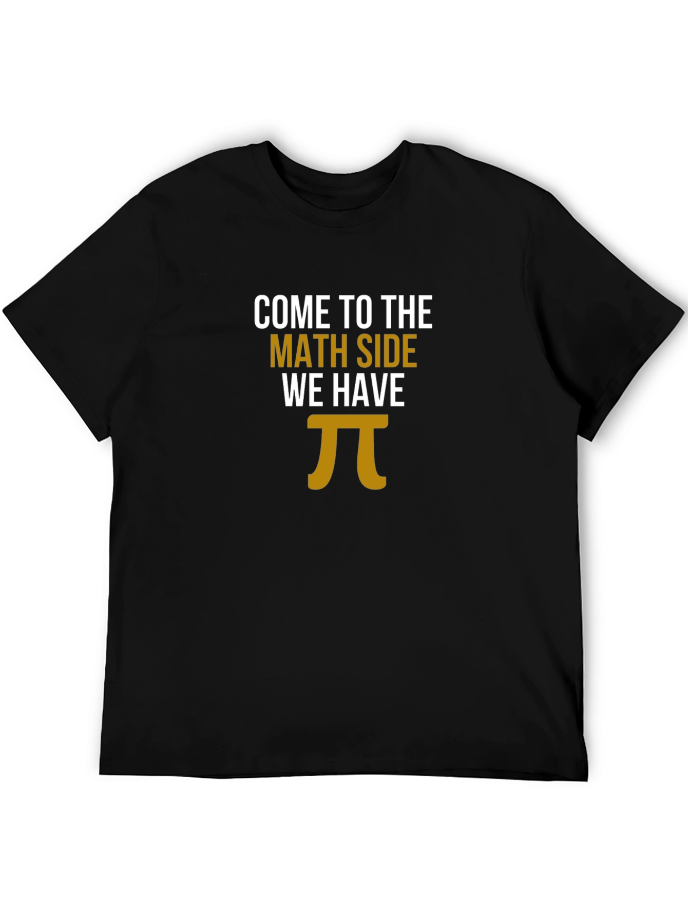 Black Math Side Pi T-Shirt - Funny Geek Tee view 5