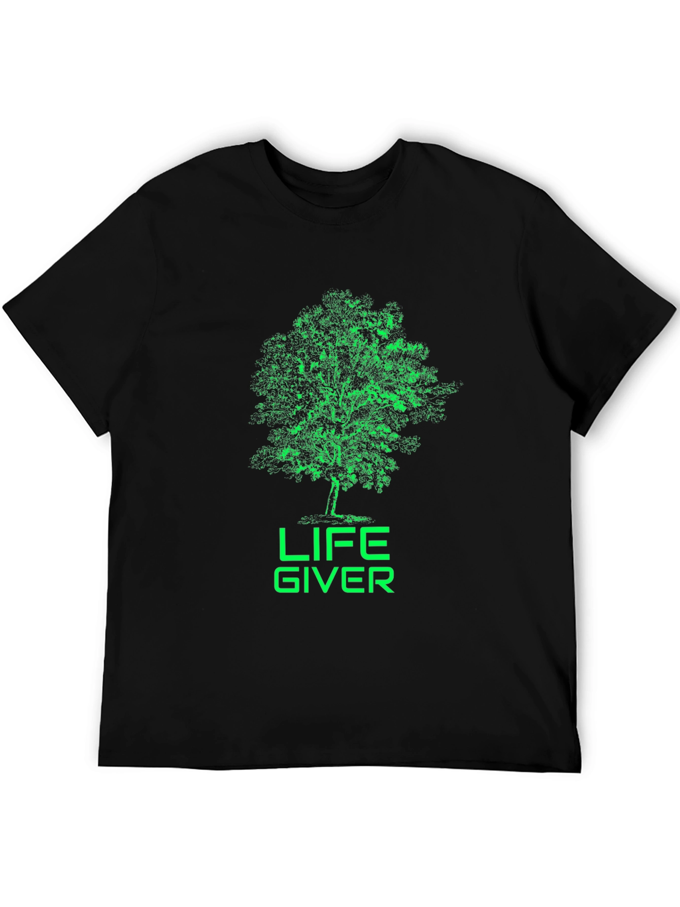 Black Life Giver Tree Graphic Tee view 5