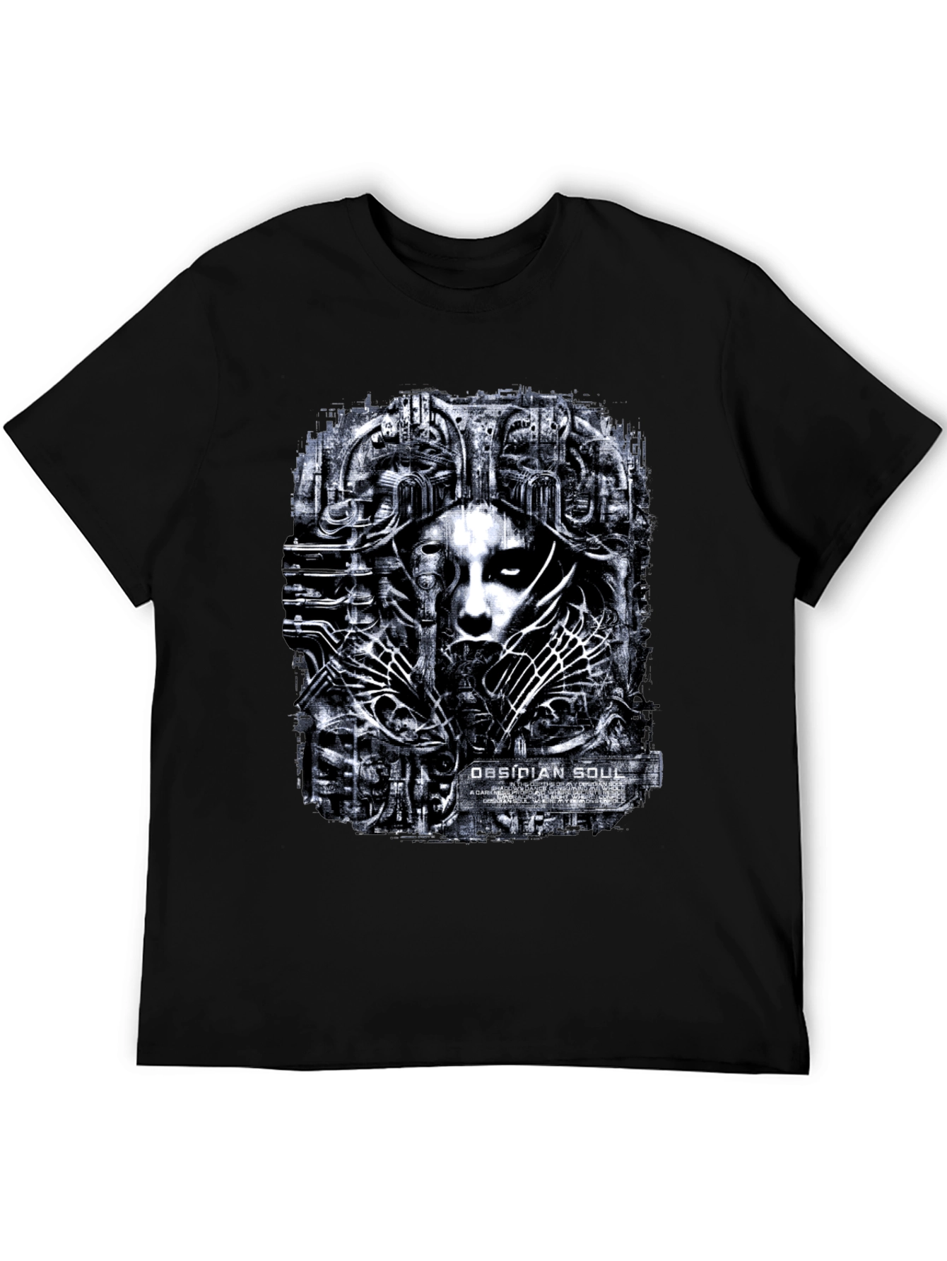 Black Obsidian Soul Graphic T-Shirt view 5