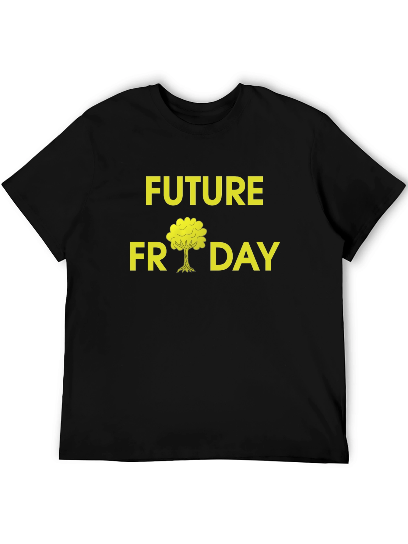 Black Future Friday T-Shirt - Black view 5