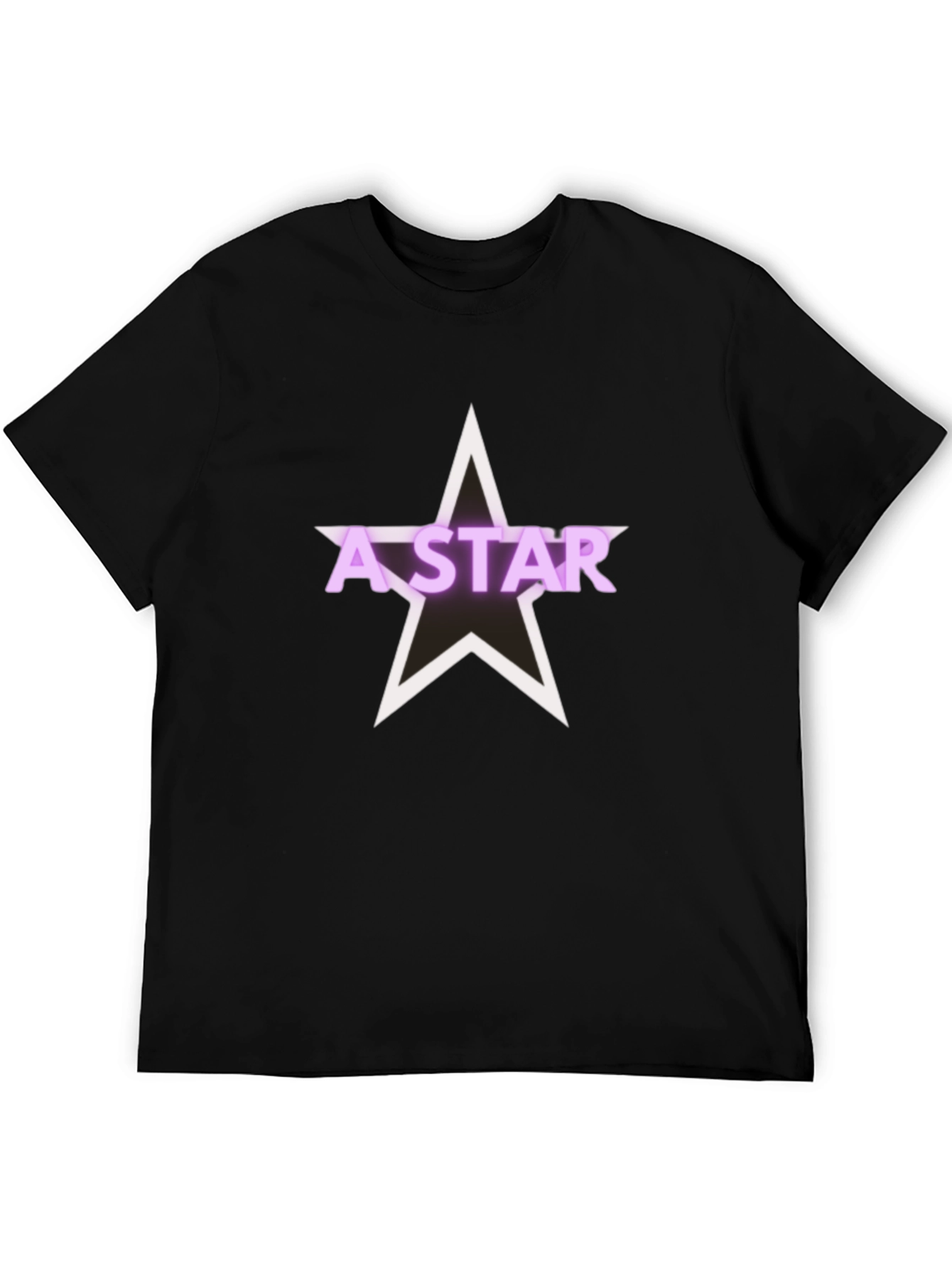 Black A-Star Graphic Tee - Men's Black Short Sleeve view 5