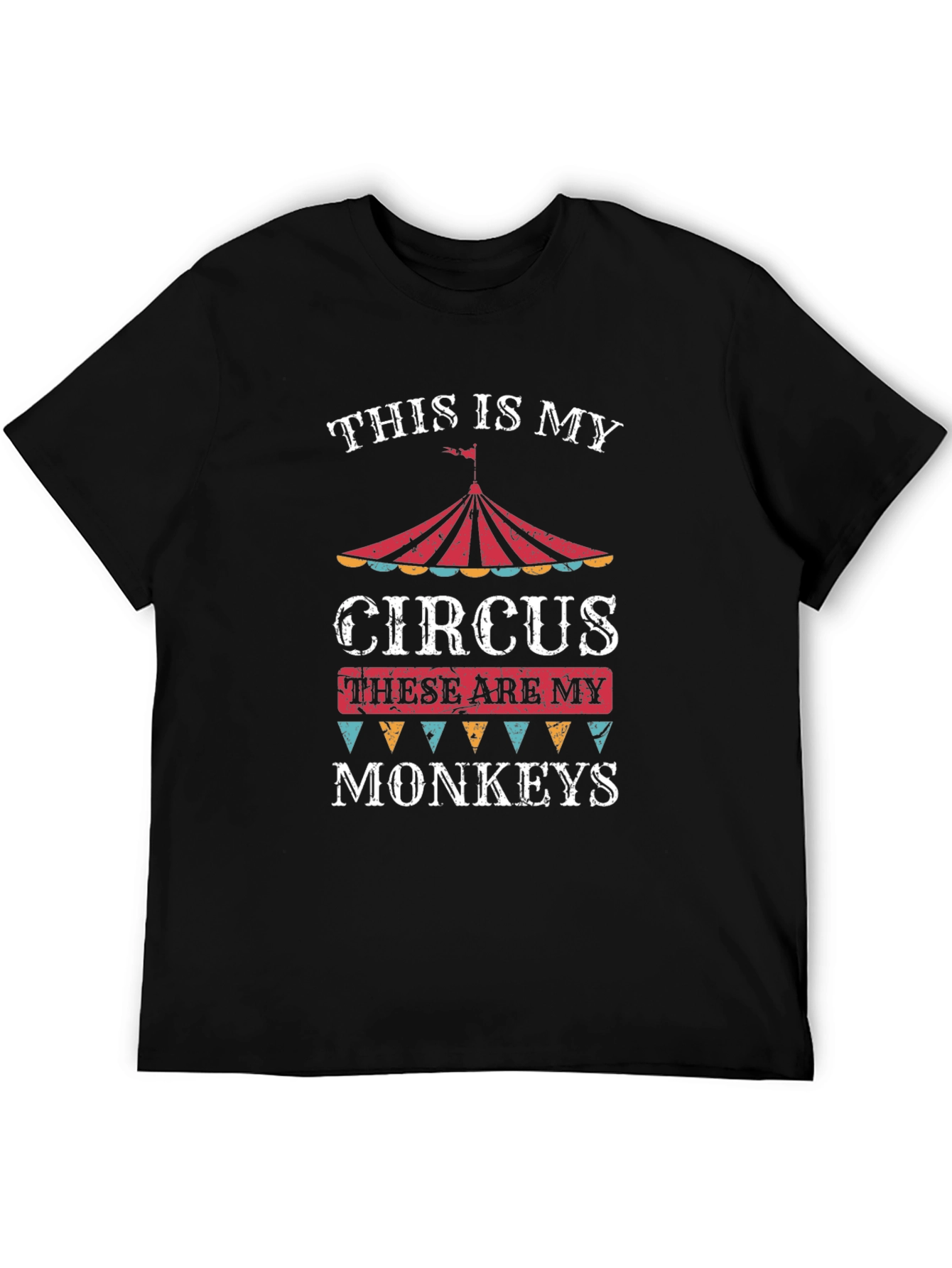Black This Is My Circus These Are My Monkeys T-Shirt view 5
