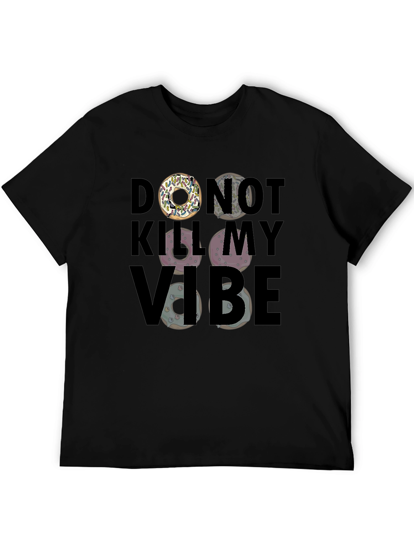 Donut Kill My Vibe Graphic T-Shirt - 5