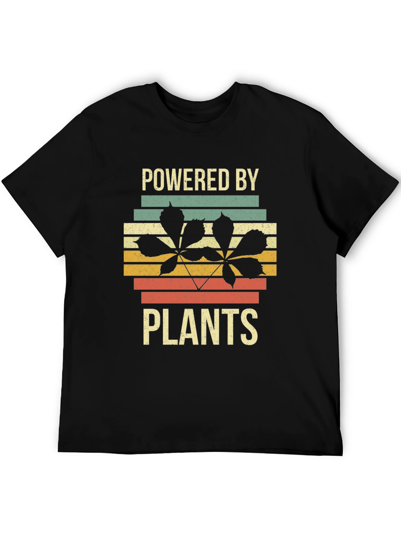 Powered by Plants Graphic Tee - Retro Style - 5