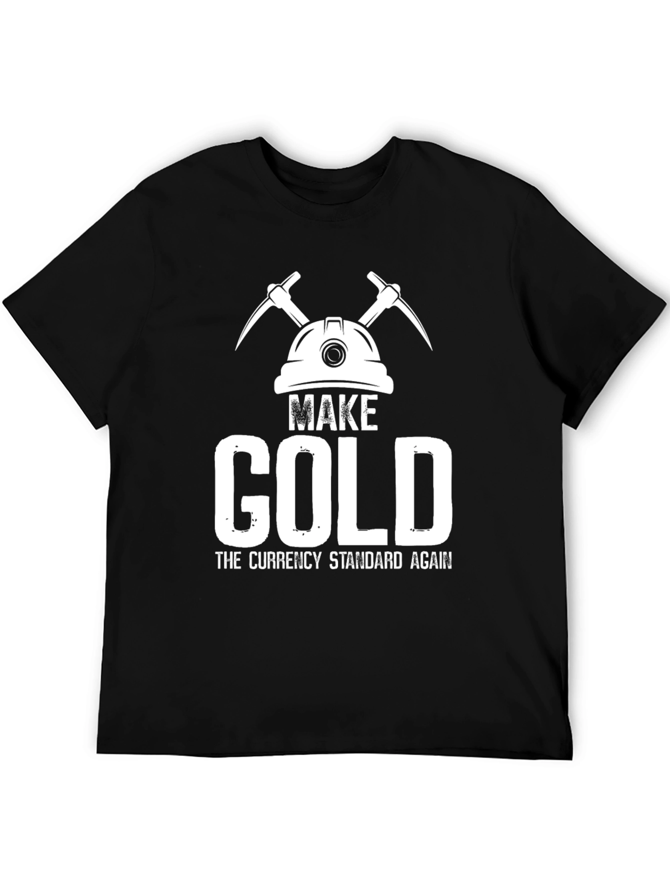 Black Make Gold The Currency Standard Again T-Shirt view 5