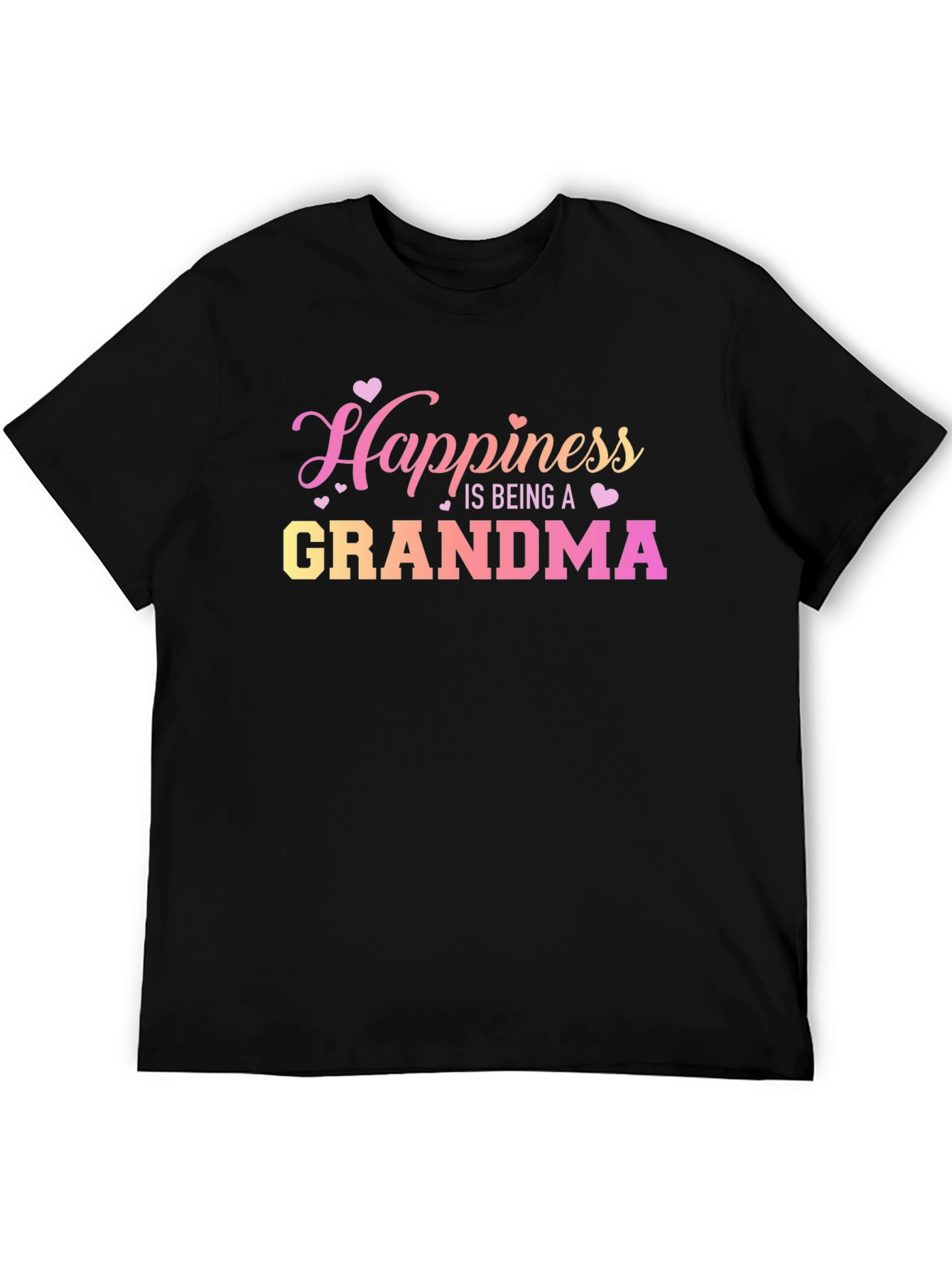 Black Happiness is Being a Grandma T-Shirt view 5