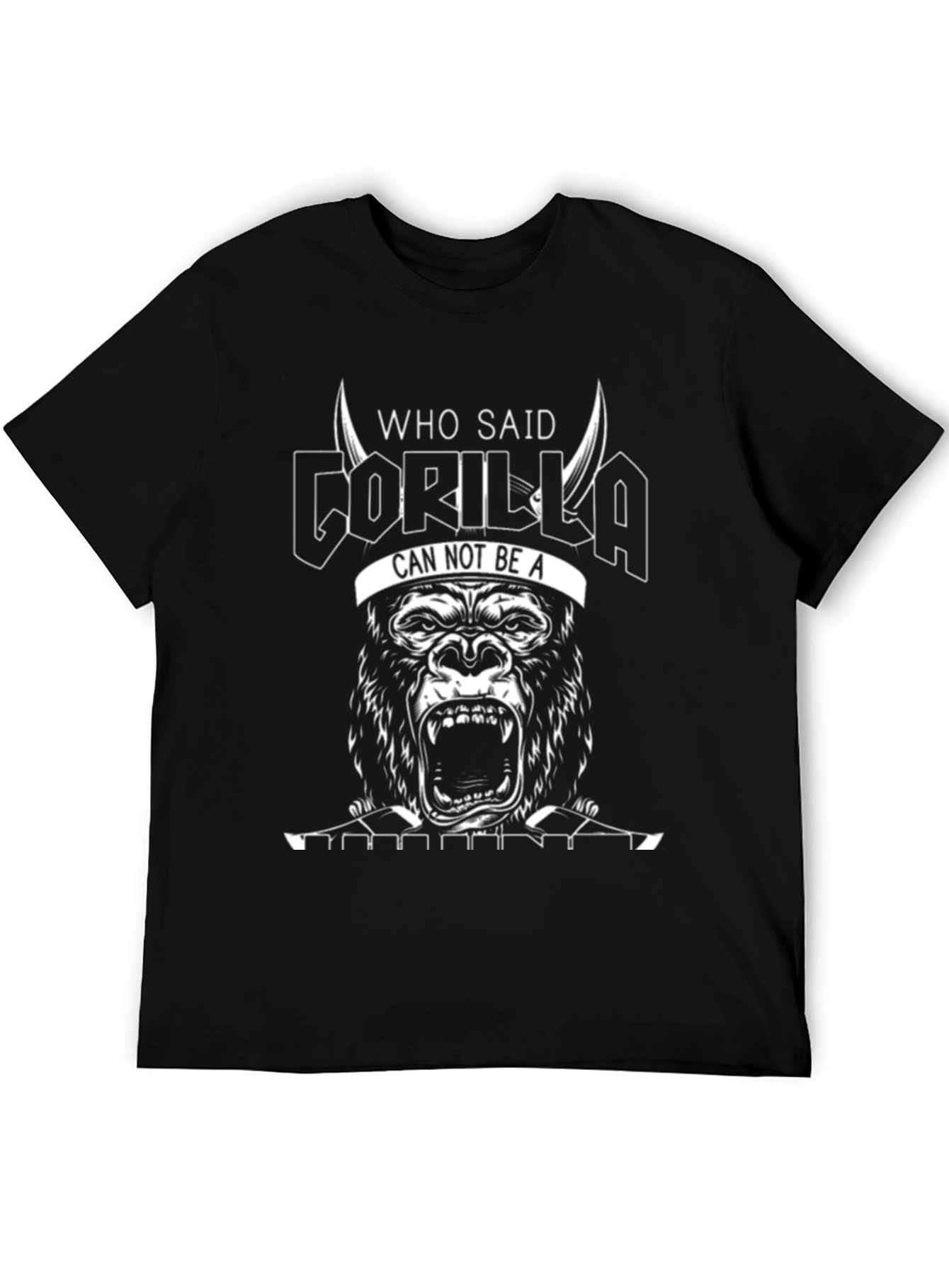 Black Gorilla Graphic Print Tee - Unleash Your Inner Beast view 5