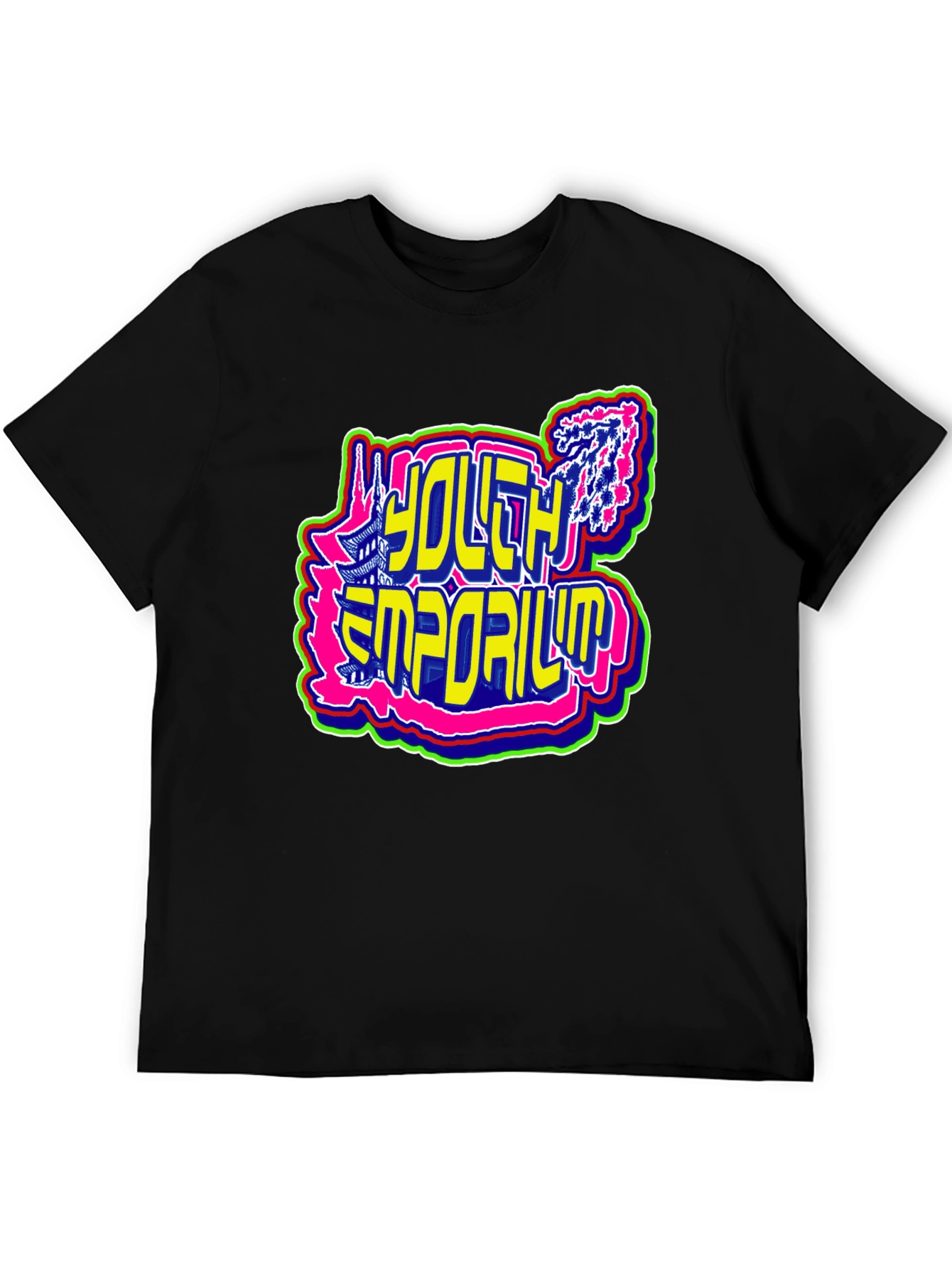 Black Youth Emporium Graphic Tee - Retro Style view 5