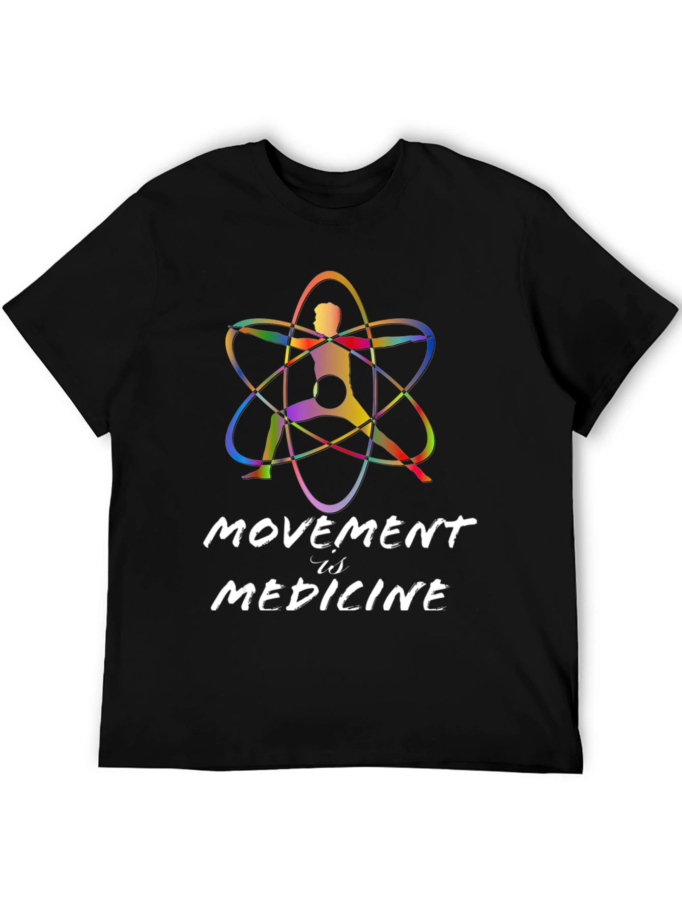 Black Movement is Medicine Graphic Tee - Black view 5