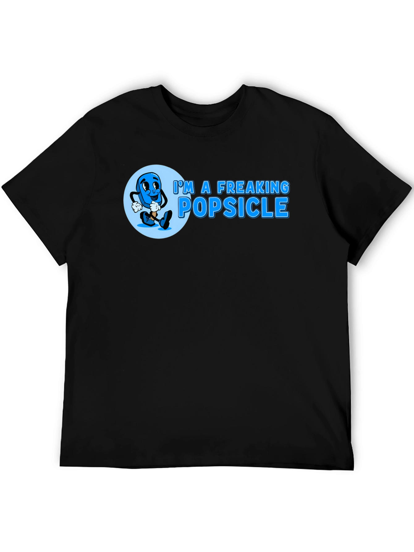 Black Freaking Popsicle Black Graphic Tee view 5