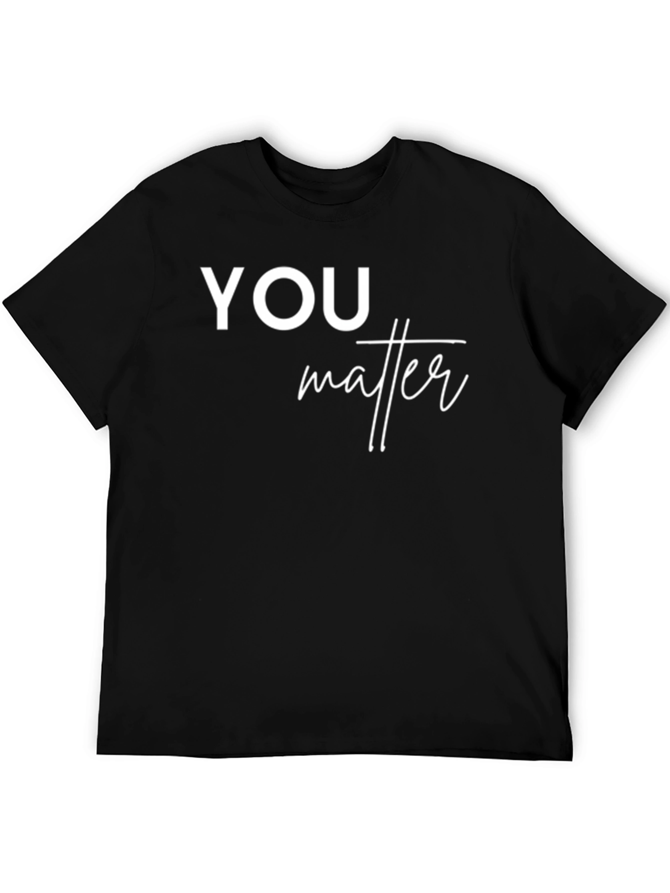 Black You Matter Graphic T-Shirt - Trendy Unisex Design view 5