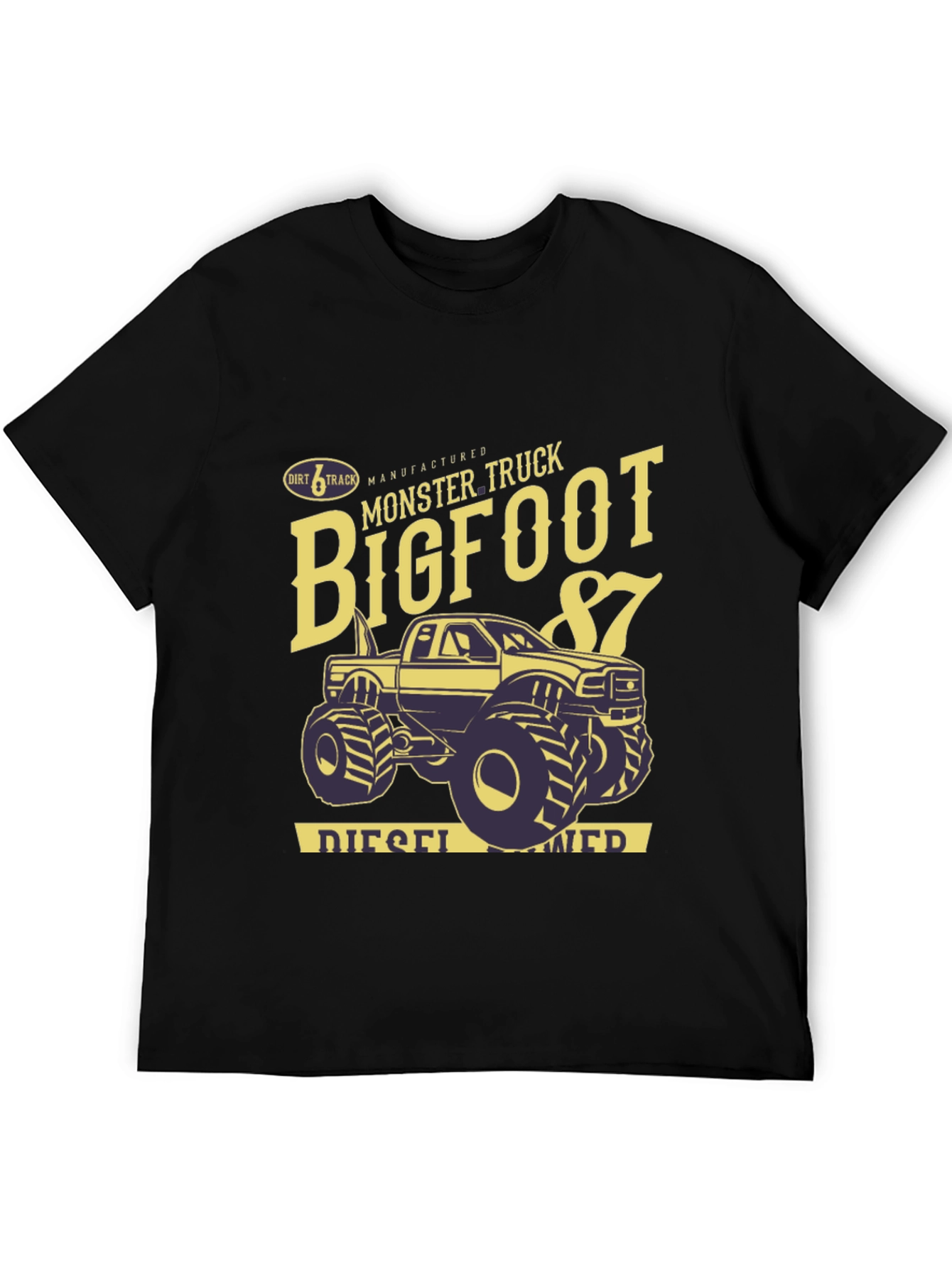 Black Bigfoot Monster Truck '87 Graphic Tee view 5