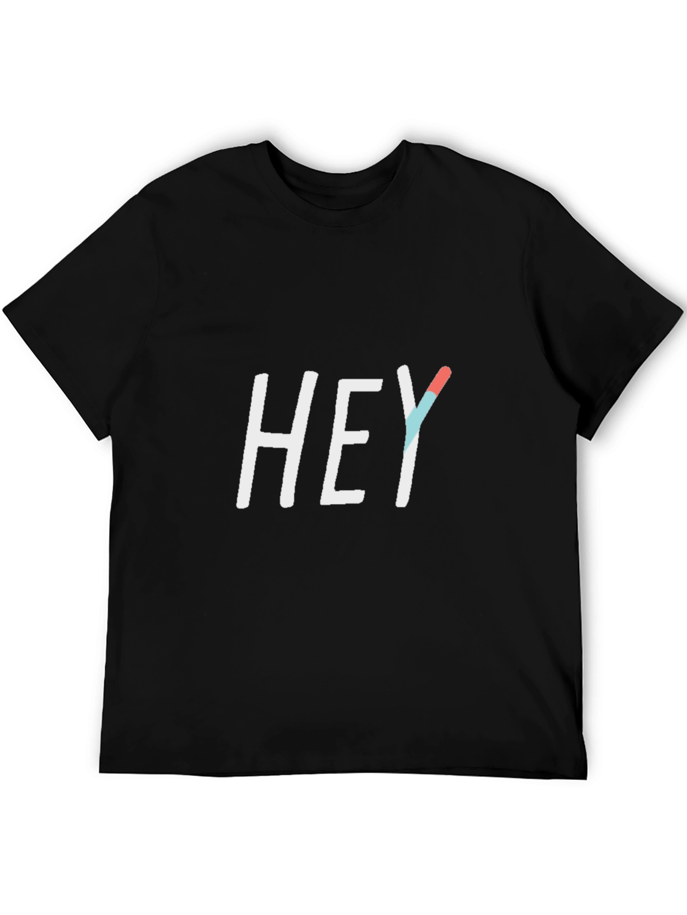 Black Hey Graphic Tee - Casual Comfort view 5