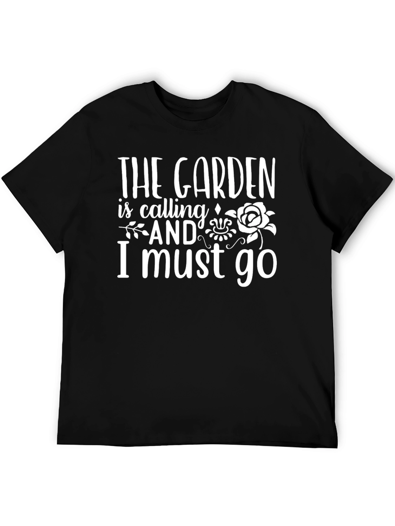 Black The Garden is Calling - Novelty Graphic Tee view 5