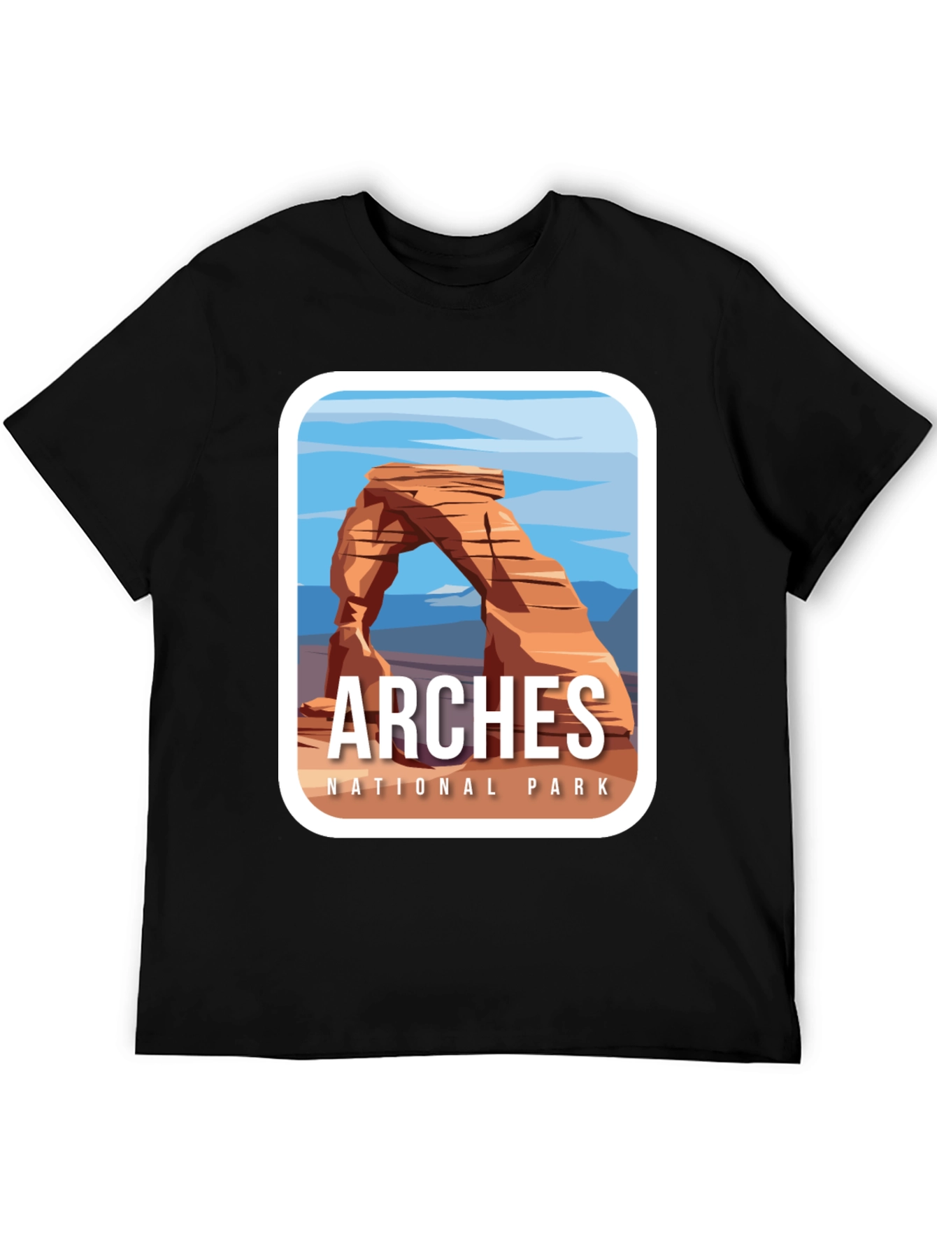 Black Arches National Park Graphic Tee - Unisex view 5