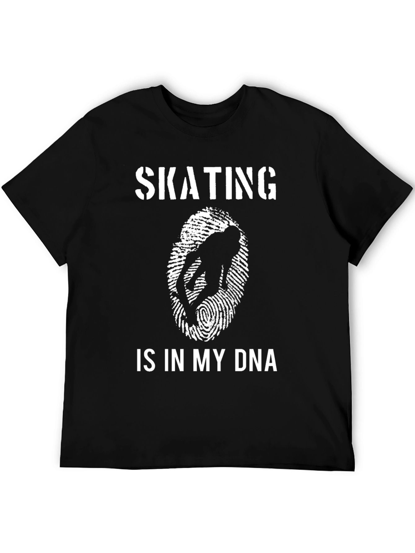 Skating DNA Graphic T-Shirt - Black - 5