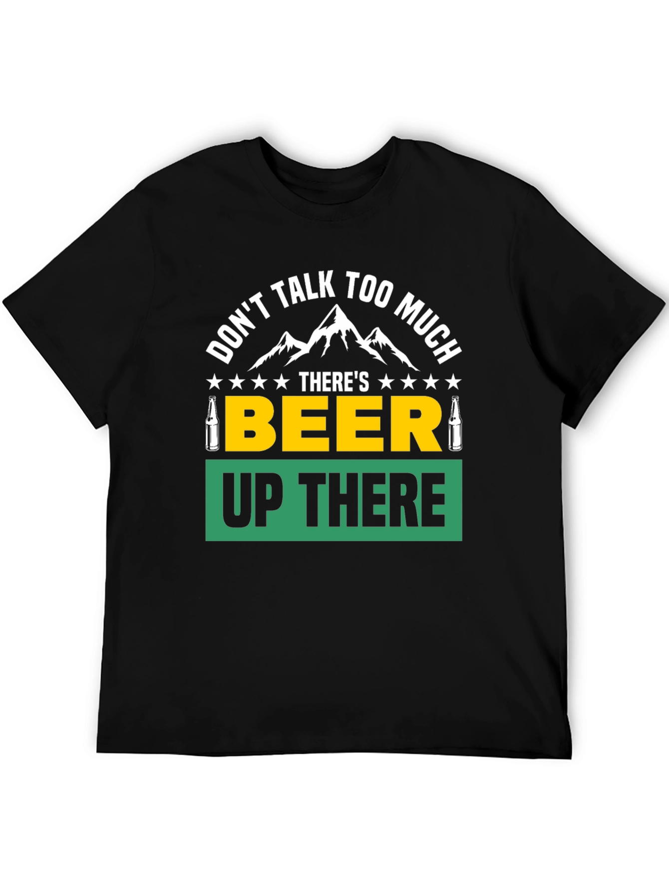 Black Don't Talk, Beer Up There Graphic Tee view 5