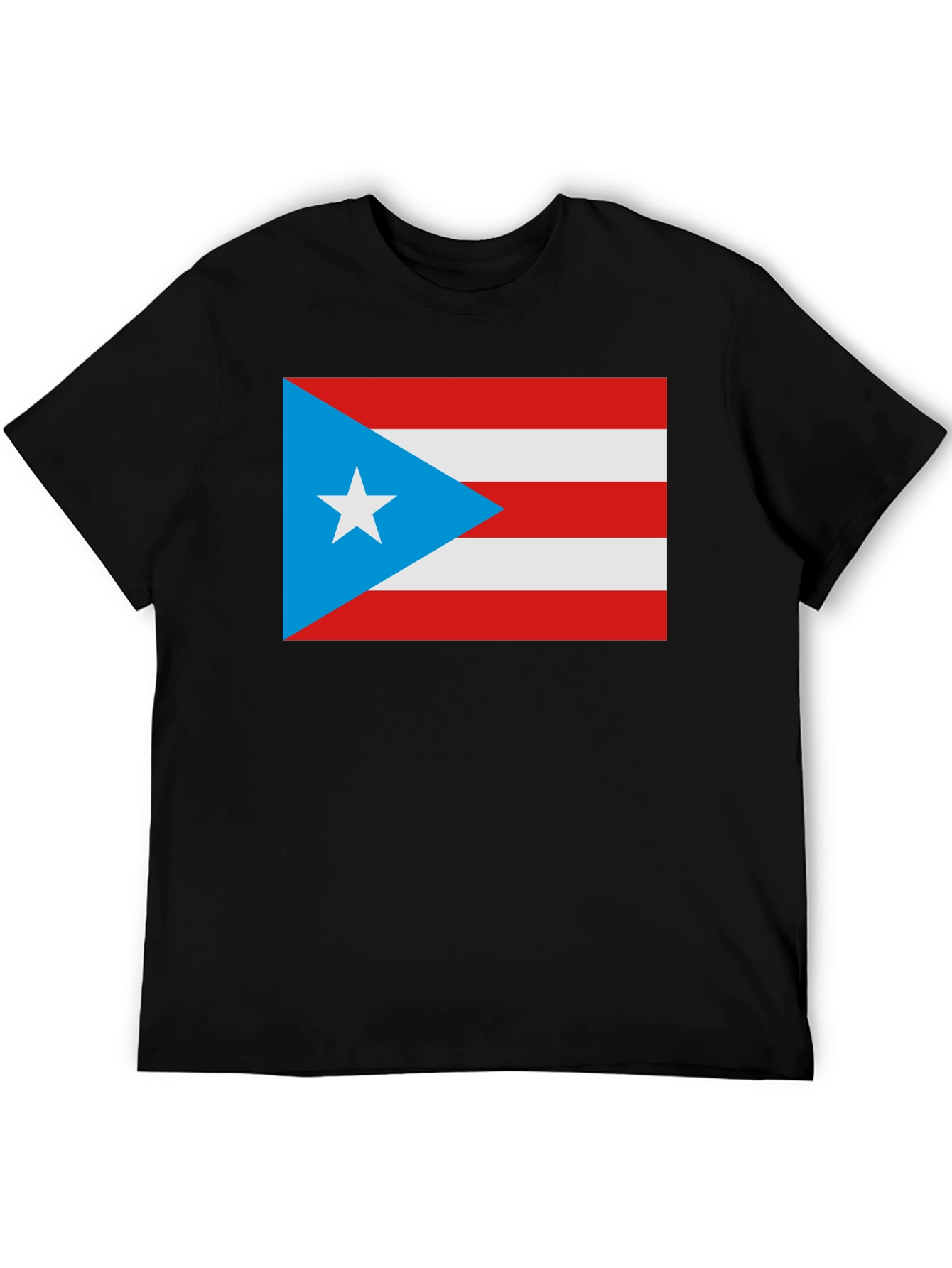 Black Puerto Rico Flag T-Shirt - Pride & Style view 5