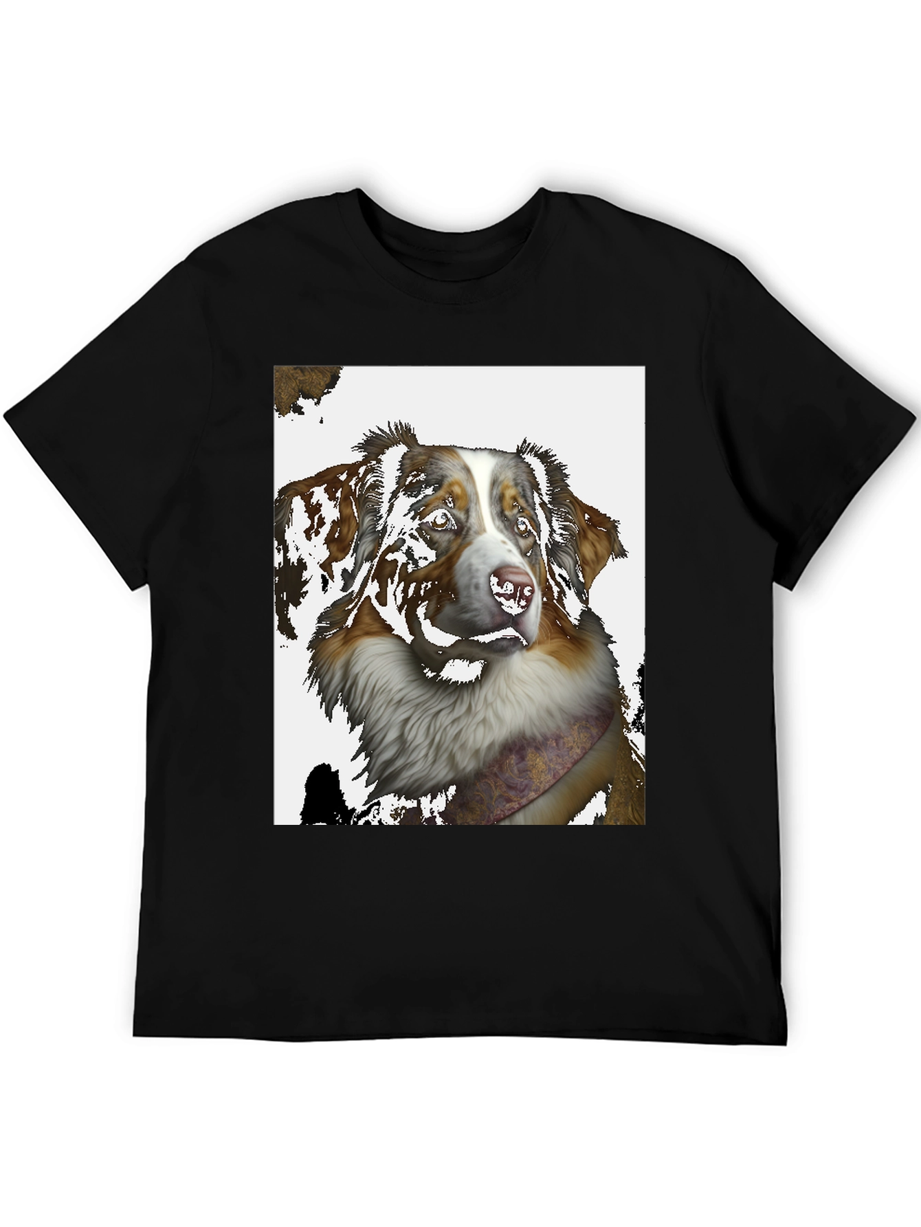 Black Dog Graphic Black T-Shirt view 5