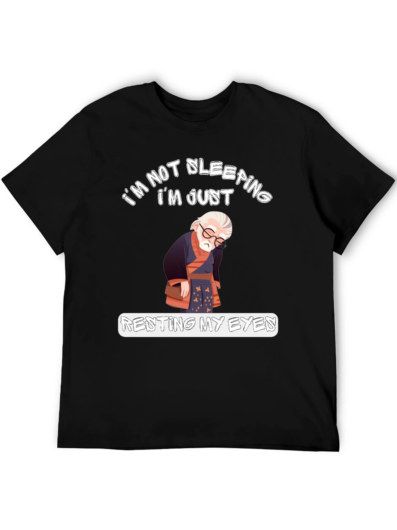 Black Renting My Eyes Graphic Tee view 5