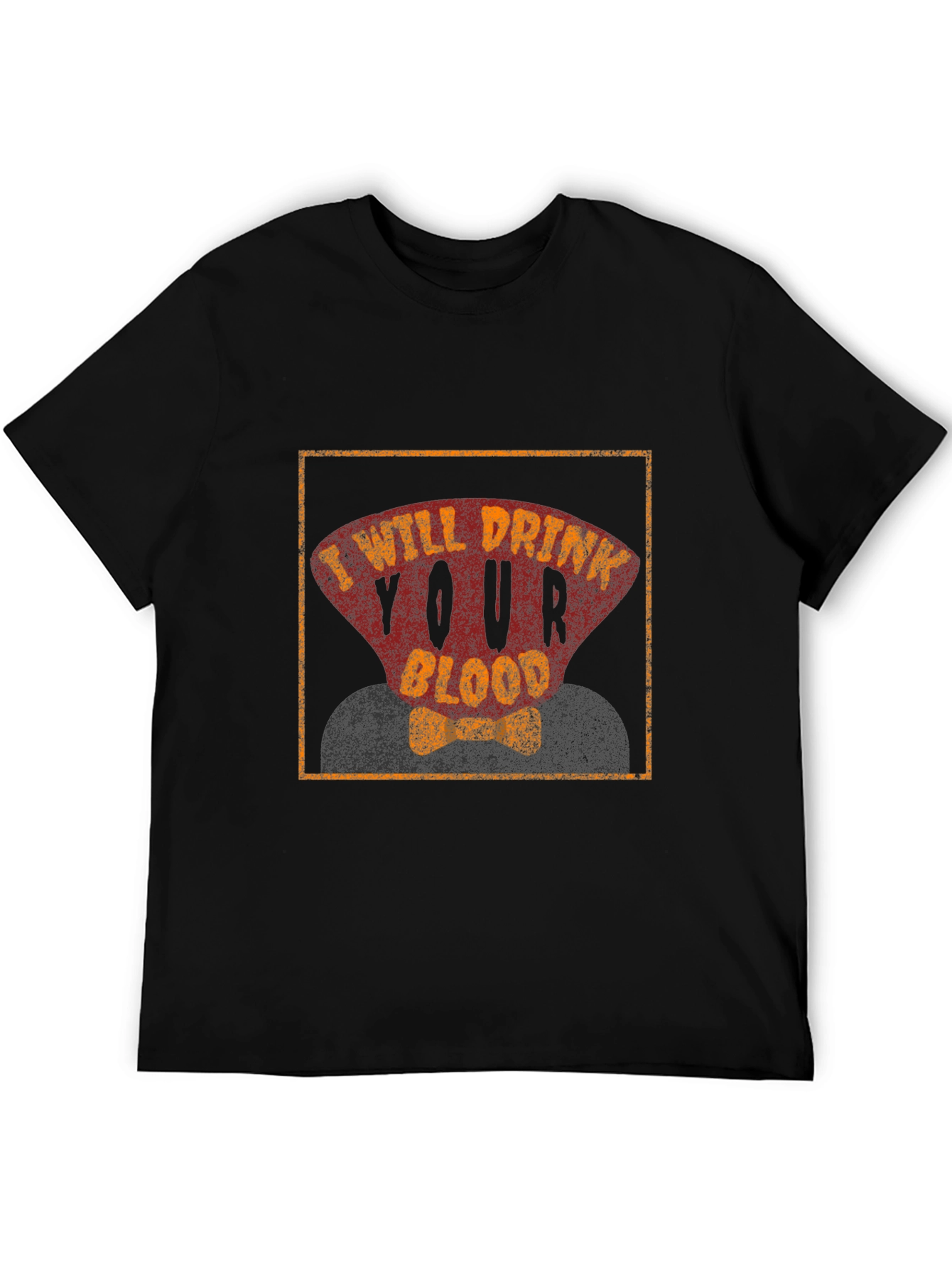 Black I Will Drink Your Blood T-Shirt view 5