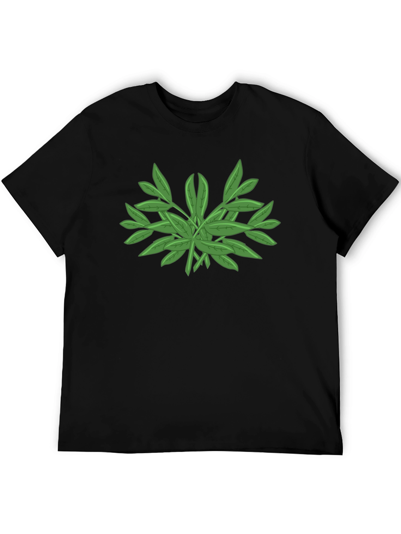 Black Olive Branch Graphic T-Shirt view 5