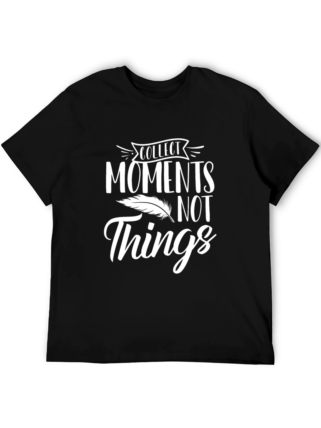 Black Collect Moments Graphic Tee - Black view 5