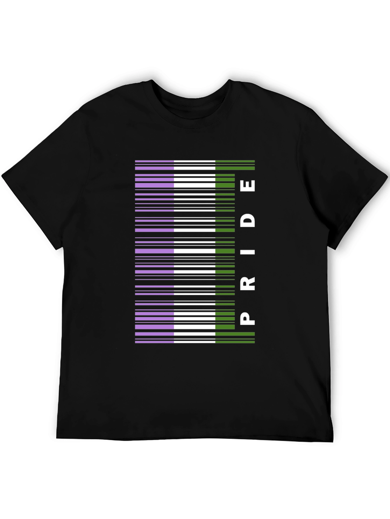 Pride Barcode Graphic Tee - Black - 5