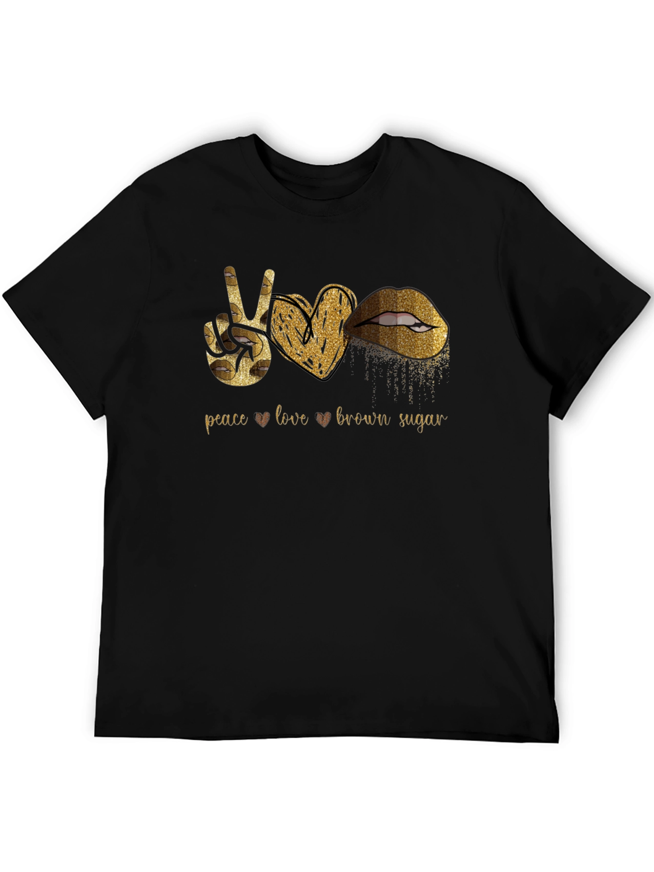 Black Peace Love Brown Sugar Graphic Tee view 5