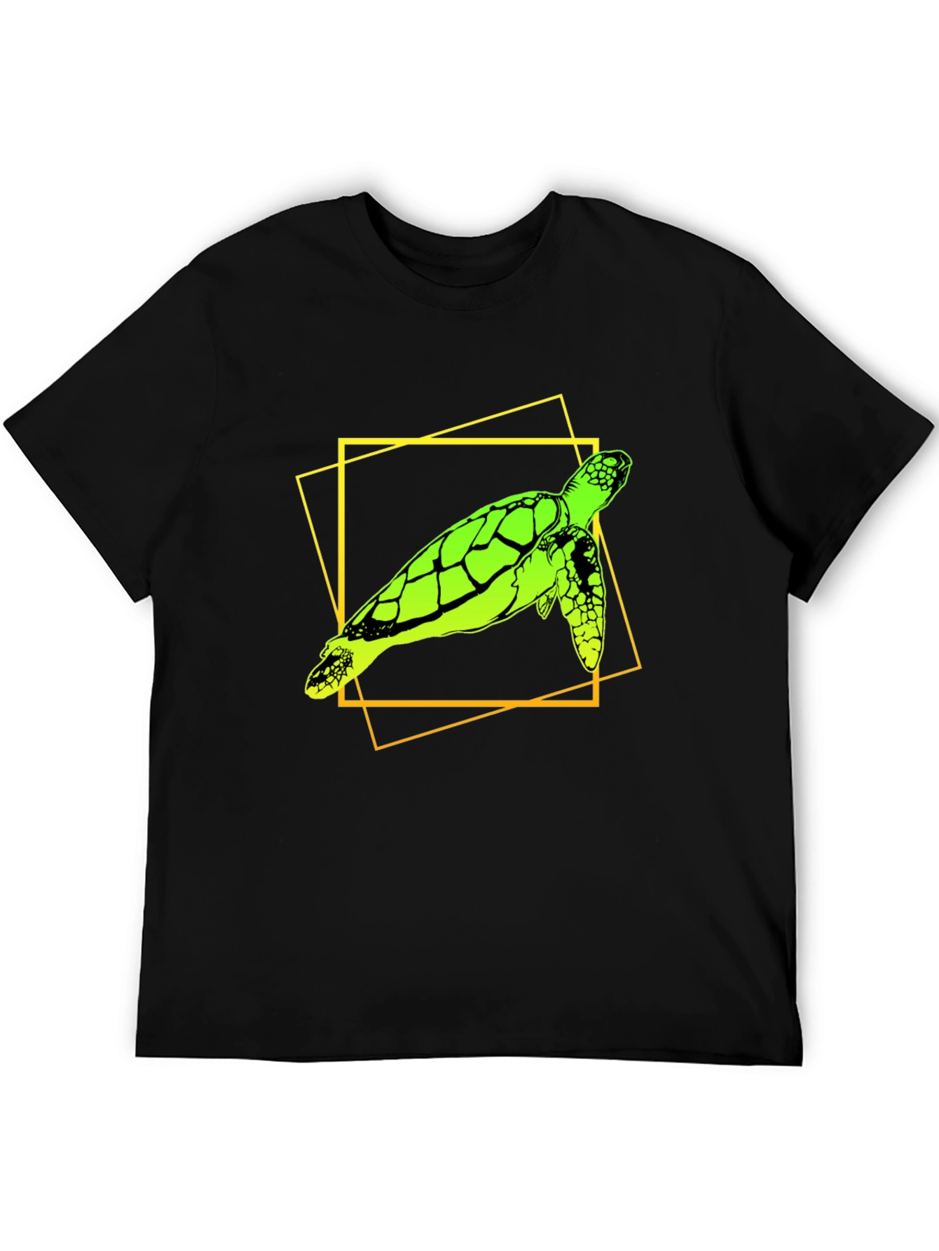 Black Turtle Graphic Tee - Black view 5