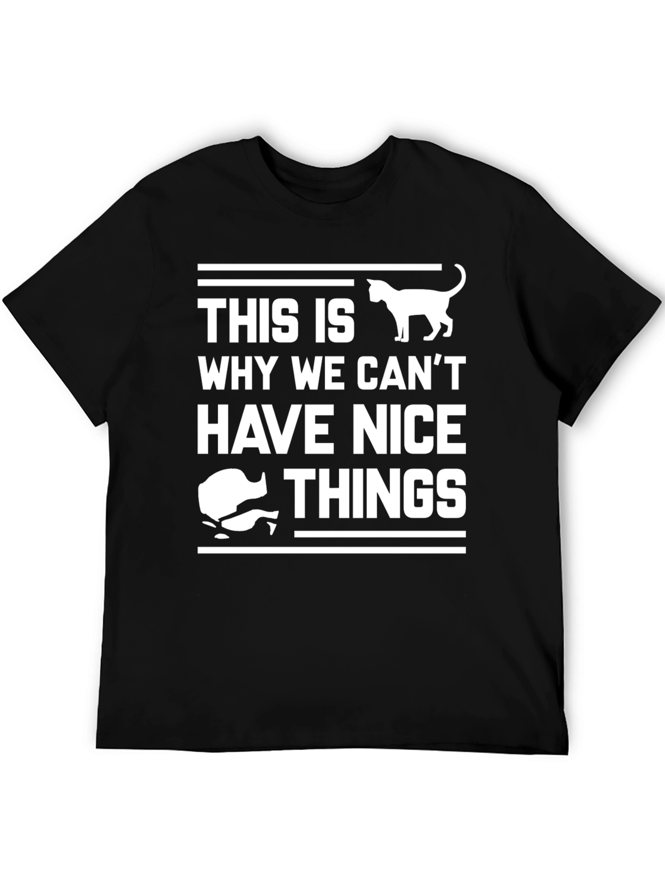 Black Cat Lover T-Shirt: This Is Why We Can't Have Nice Things view 5