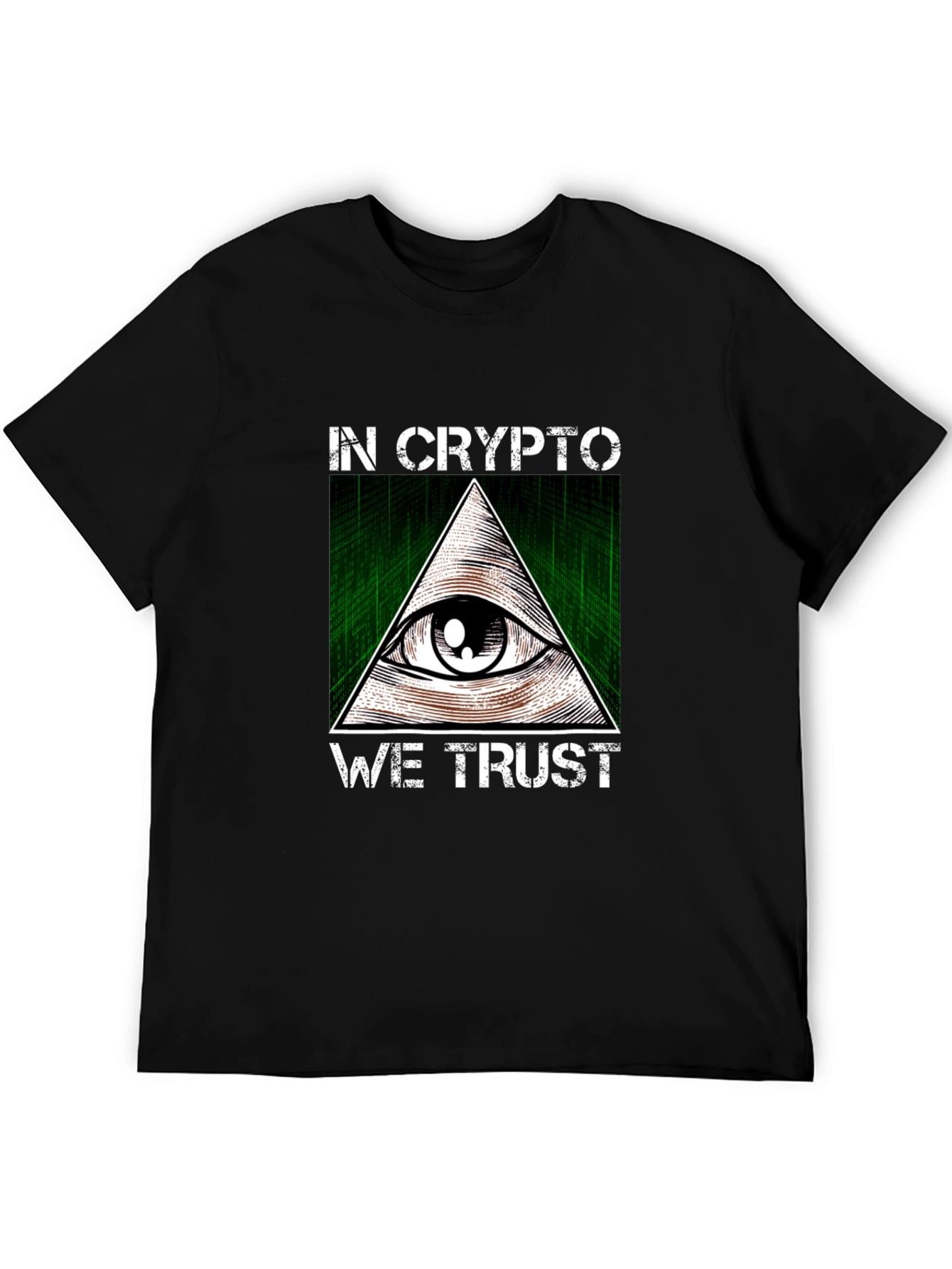 Black In Crypto We Trust Graphic T-Shirt view 5