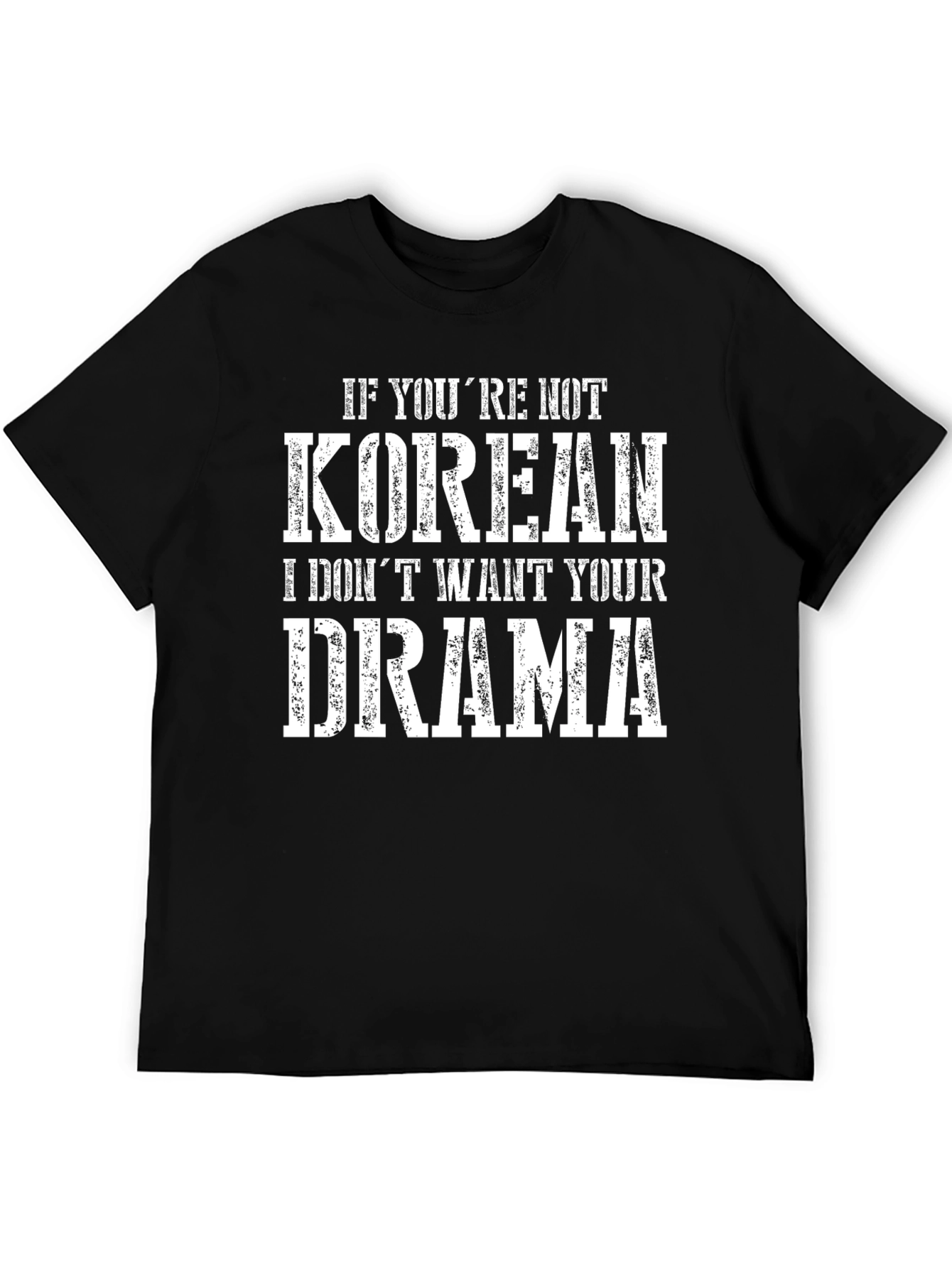 Black Korean Drama T-Shirt view 5