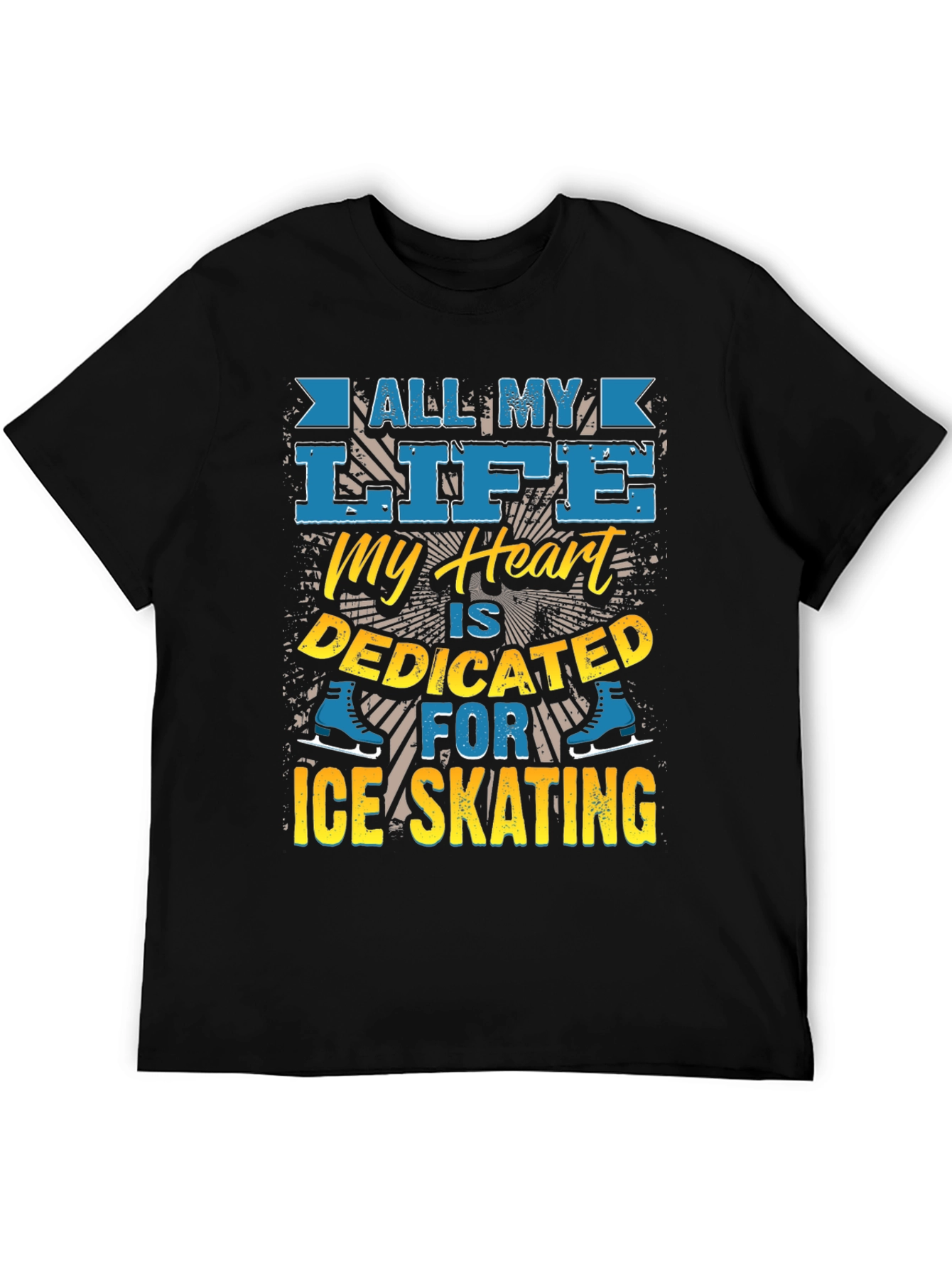Ice Skating Devotion Graphic Tee - All My Life - 5