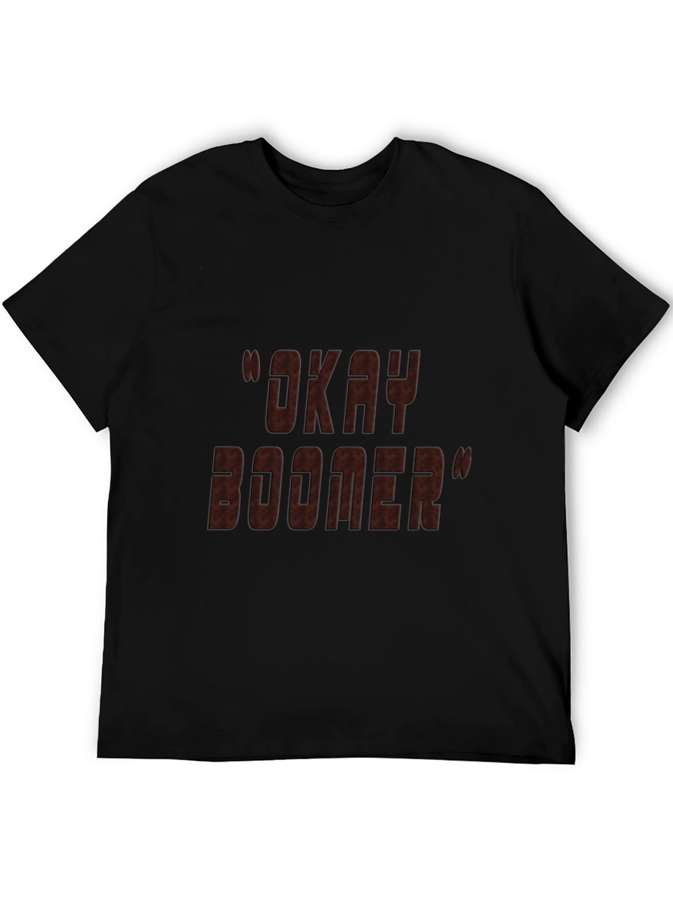 Black Okay Boomer T-Shirt - Novelty Graphic Tee view 5