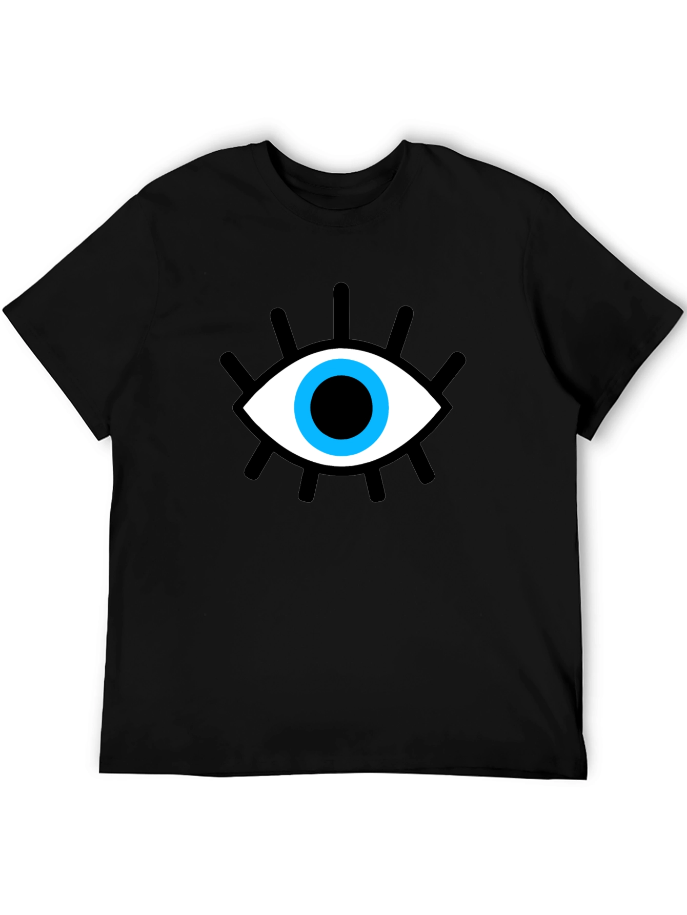 Black Evil Eye Graphic T-Shirt - Stylish Protection view 5