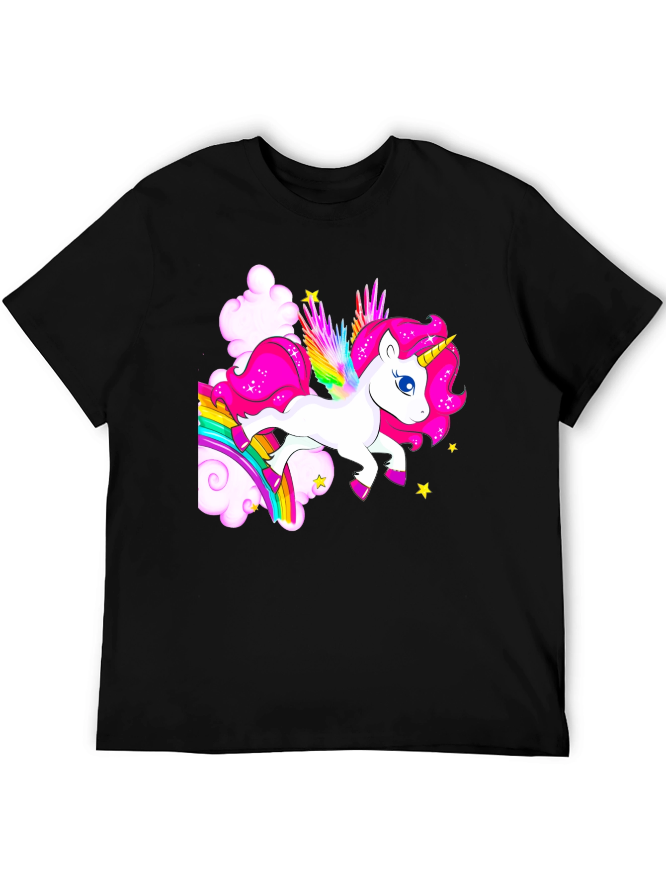 Rainbow Unicorn Graphic T-Shirt - 5