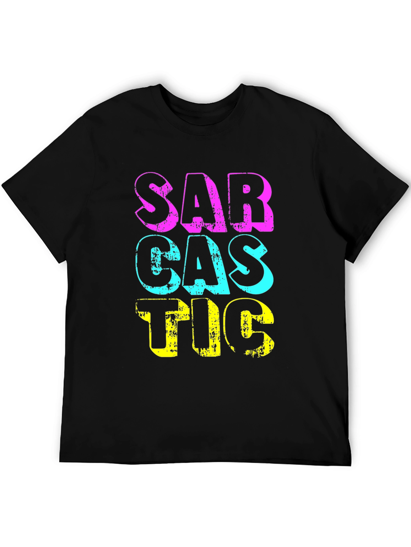 Black Sarcastic Graphic T-Shirt - Funny Statement Tee view 5