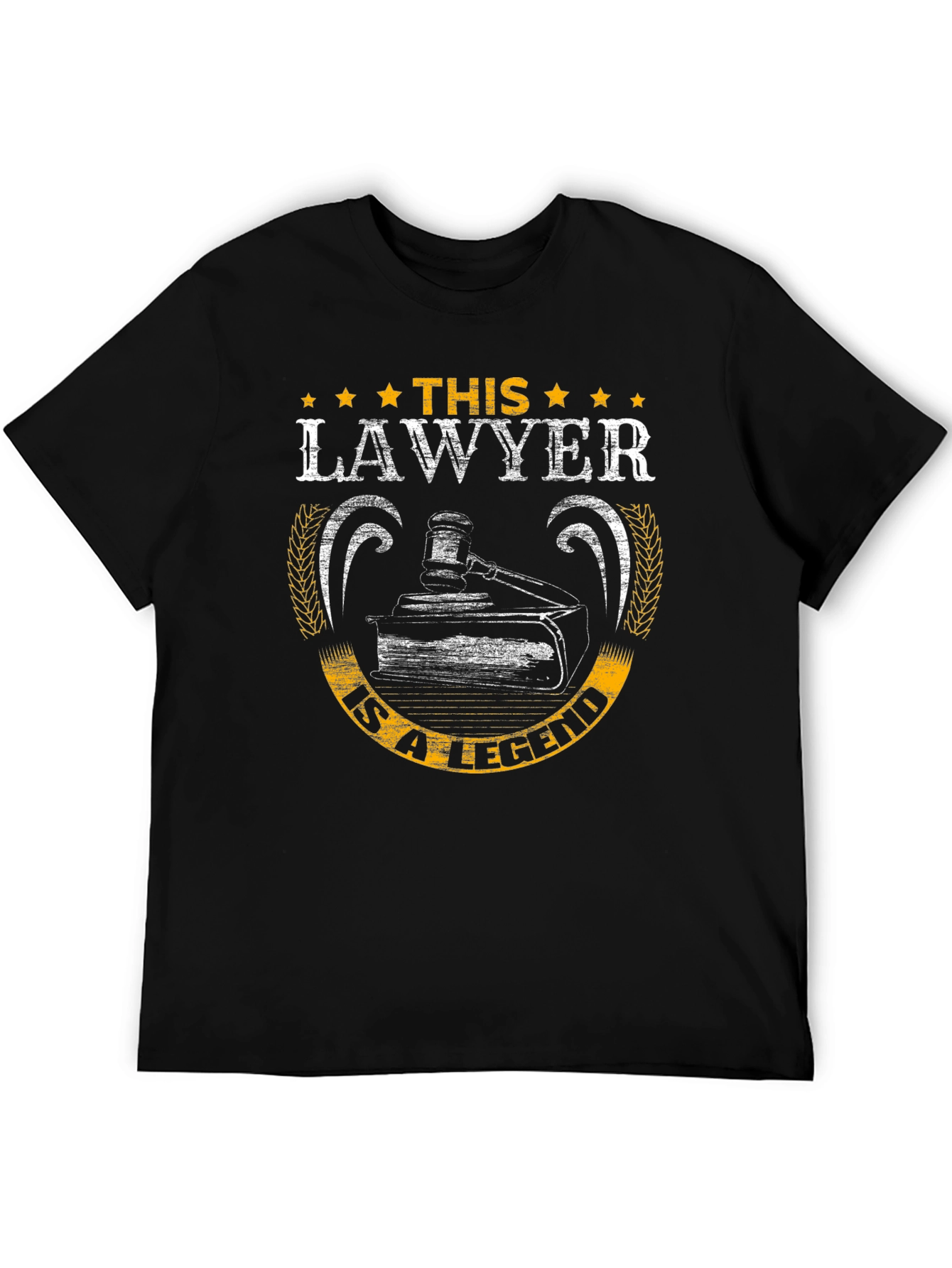 Black Lawyer Legend Graphic Tee view 5