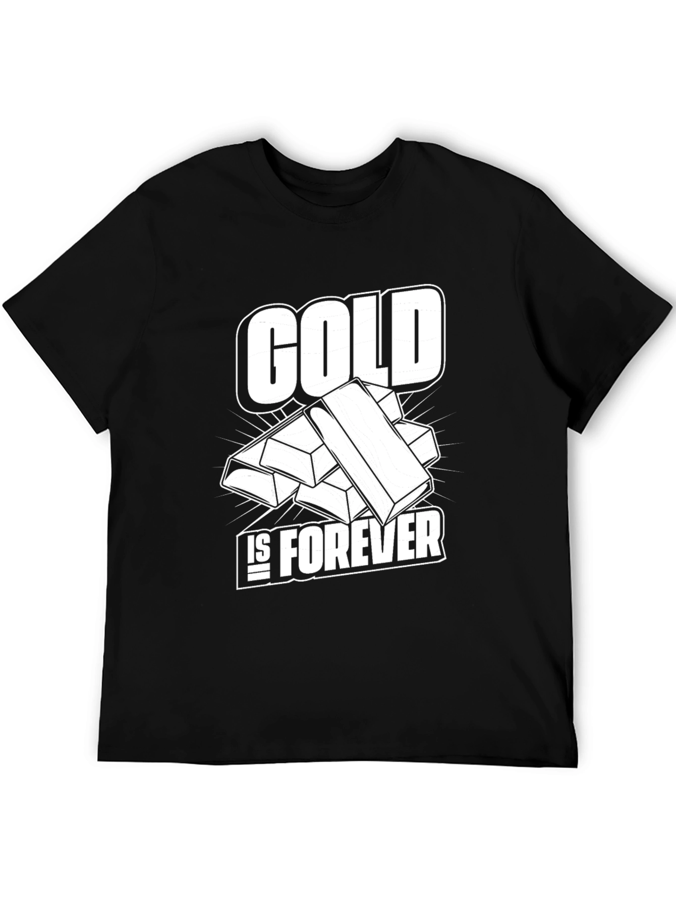 Black Gold Is Forever Black T-Shirt view 5