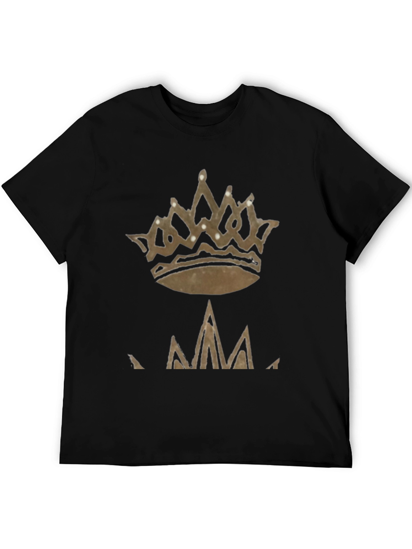 Black Crown Graphic Tee - Stylish Men's Casual Shirt view 5