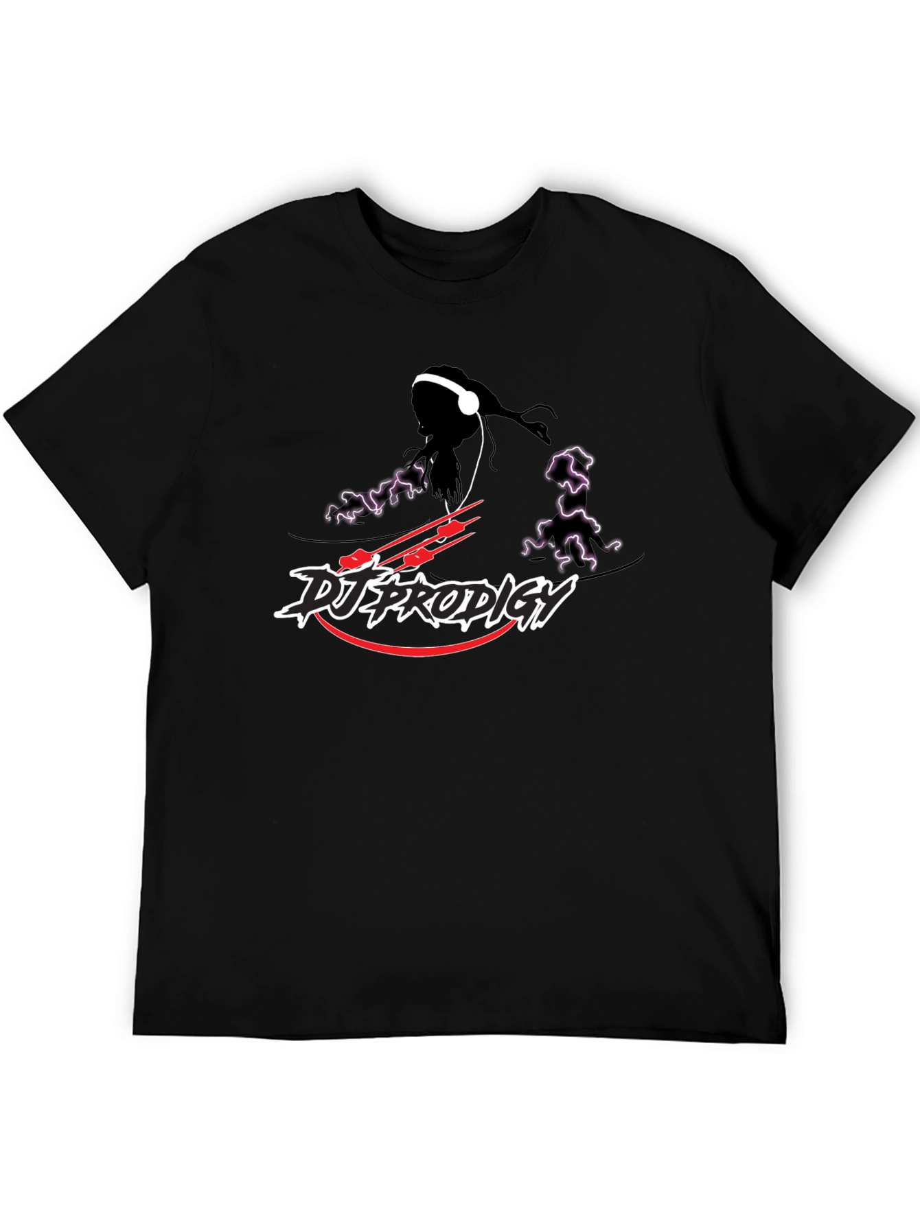 Black DJ Prodigy Graphic T-Shirt - Black view 5