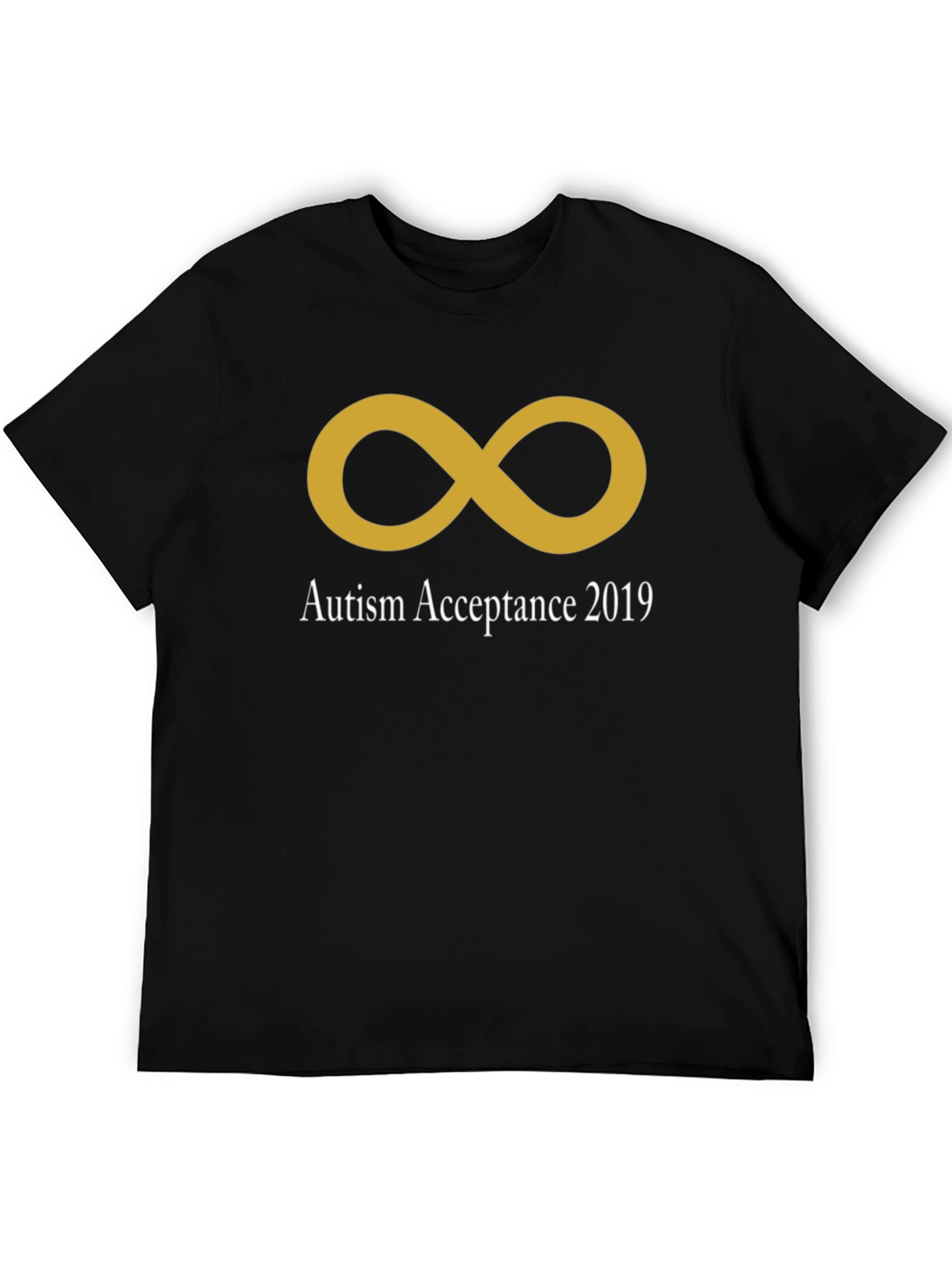 Black Autism Acceptance 2019 Graphic T-Shirt view 5