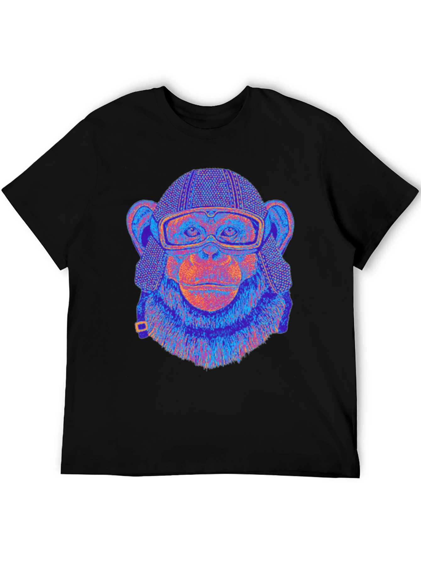 Black Monkey Pilot Graphic Tee - Retro Style view 5