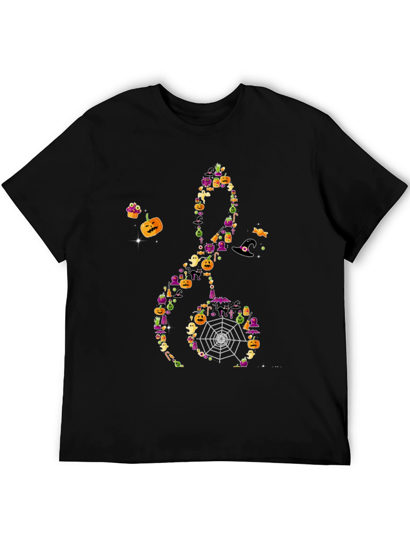 Halloween Music Treble Clef T-Shirt - 5