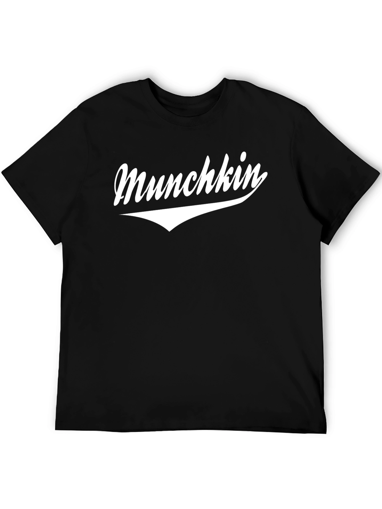 Black Munchkin Graphic Tee - Black Casual T-Shirt view 5
