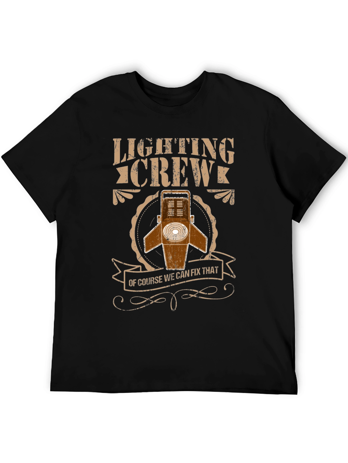 Black Lighting Crew T-Shirt - We Can Fix That view 5