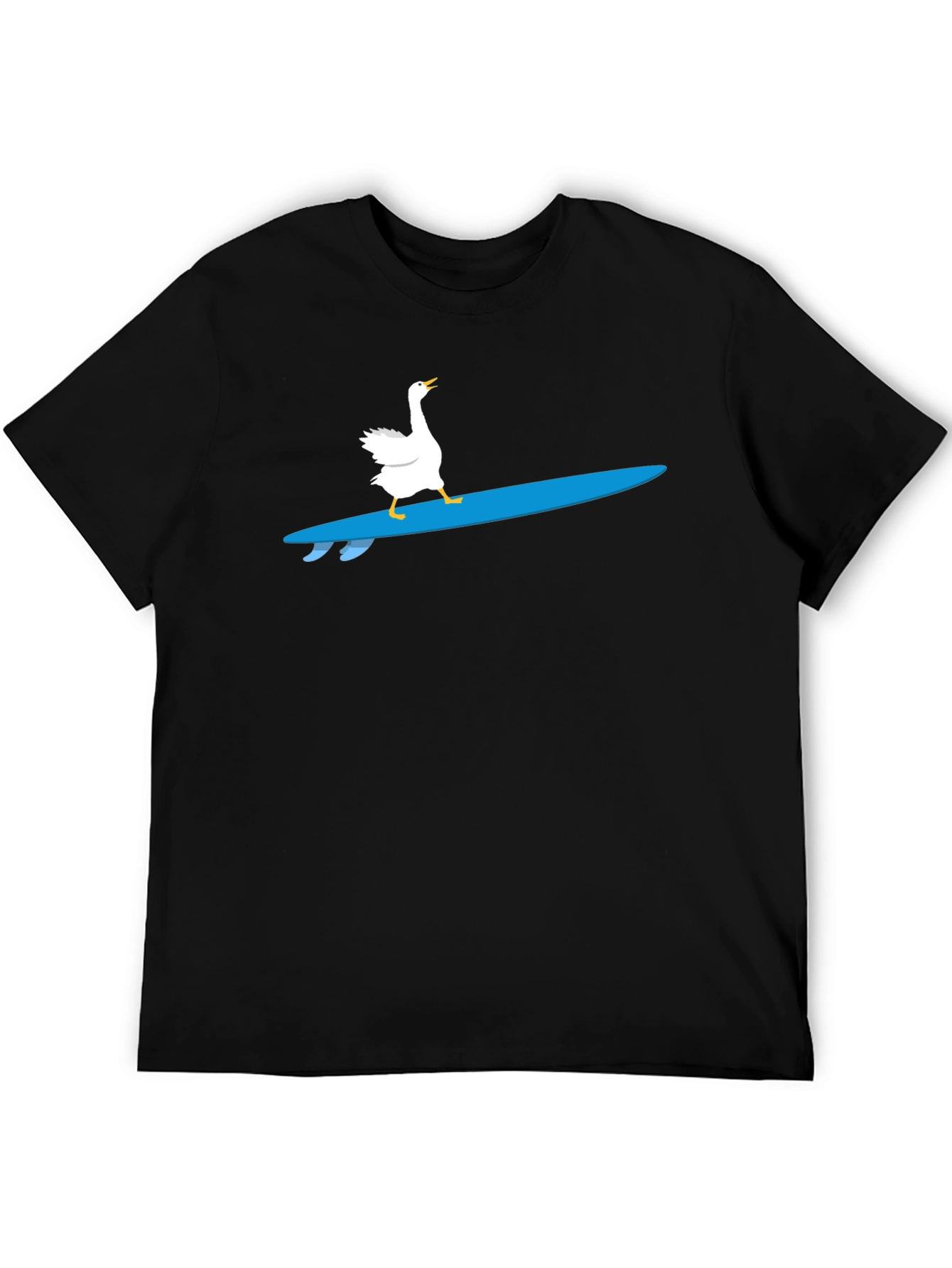 Black Goose Surfing T-Shirt - Cool Graphic Tee view 5