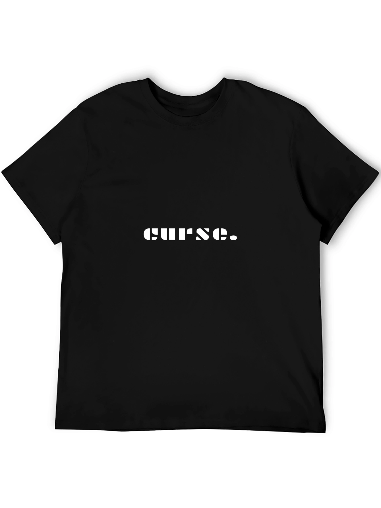 Black Curse Graphic Tee - Soft Black Cotton view 5