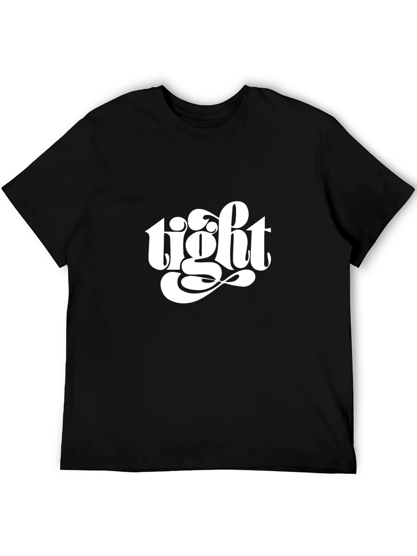 Black Tight Graphic Black T-Shirt view 5